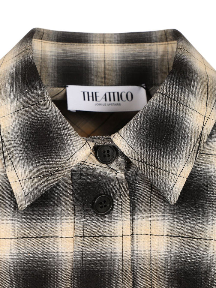 The Attico Shirt Cotton Check Shirts - Multicolor | 0bad71c0746e531f93796d0ae4e686cb3204252a