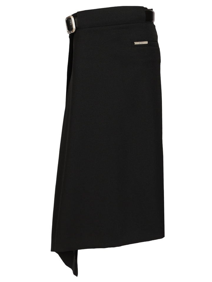 The Attico Midi Skirt Skirts - Black | 2bed0efdd873ac521675a2af49165e1f50e55a7d
