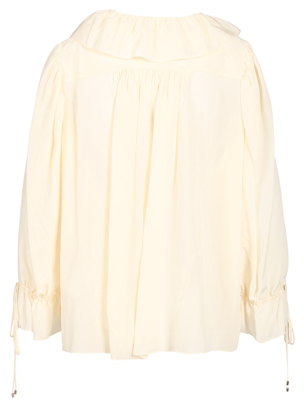 Chloe' Long-Sleeved Shirt Knitwear - White | 168a1d2d572463e6642d6a8b55e6e669f3f59419