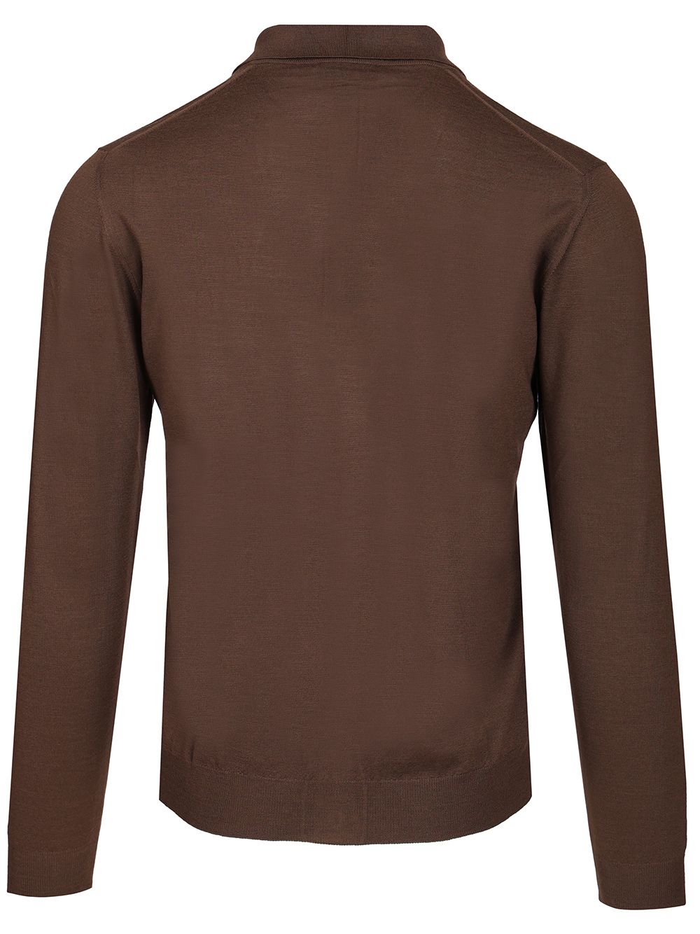Fedeli Camicia  140s 100 Lana Knitwear - Brown | f2c936e758e749d9b62bc9552f5ec3ba59cc9669