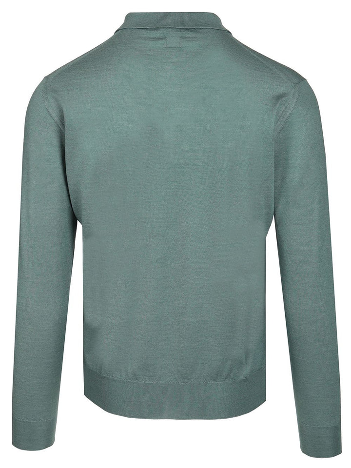 Fedeli Polo 70 Cach 30 Seta Knitwear - Green | dfcdaf996d468a04672b2b8e7b44c09ce893f621