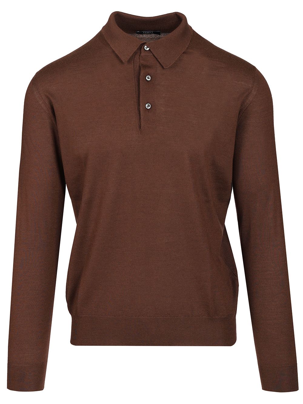 Fedeli Polo 70 Cach 30 Seta Knitwear - Brown | bac811762ef262c609e0cca5b1d1d8251180f7a1