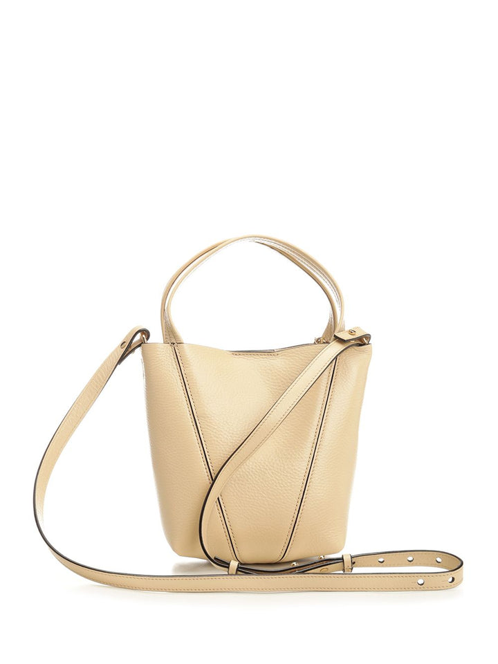 Chloe' Chloé Spin Shoulder Bags - Beige | cf86562c800c752b191bad418b38c5ba14136080