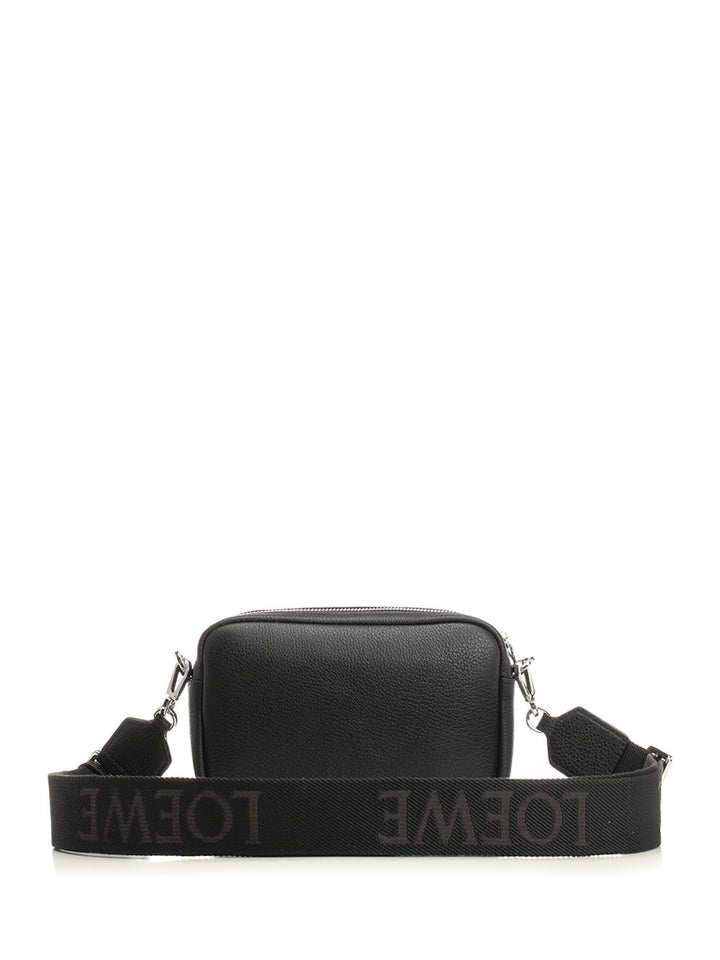 Loewe Messenger Pebble Crossbody Bags - Black | d7cb923ac9e2d84e47a5239fb43e913bd67d0add