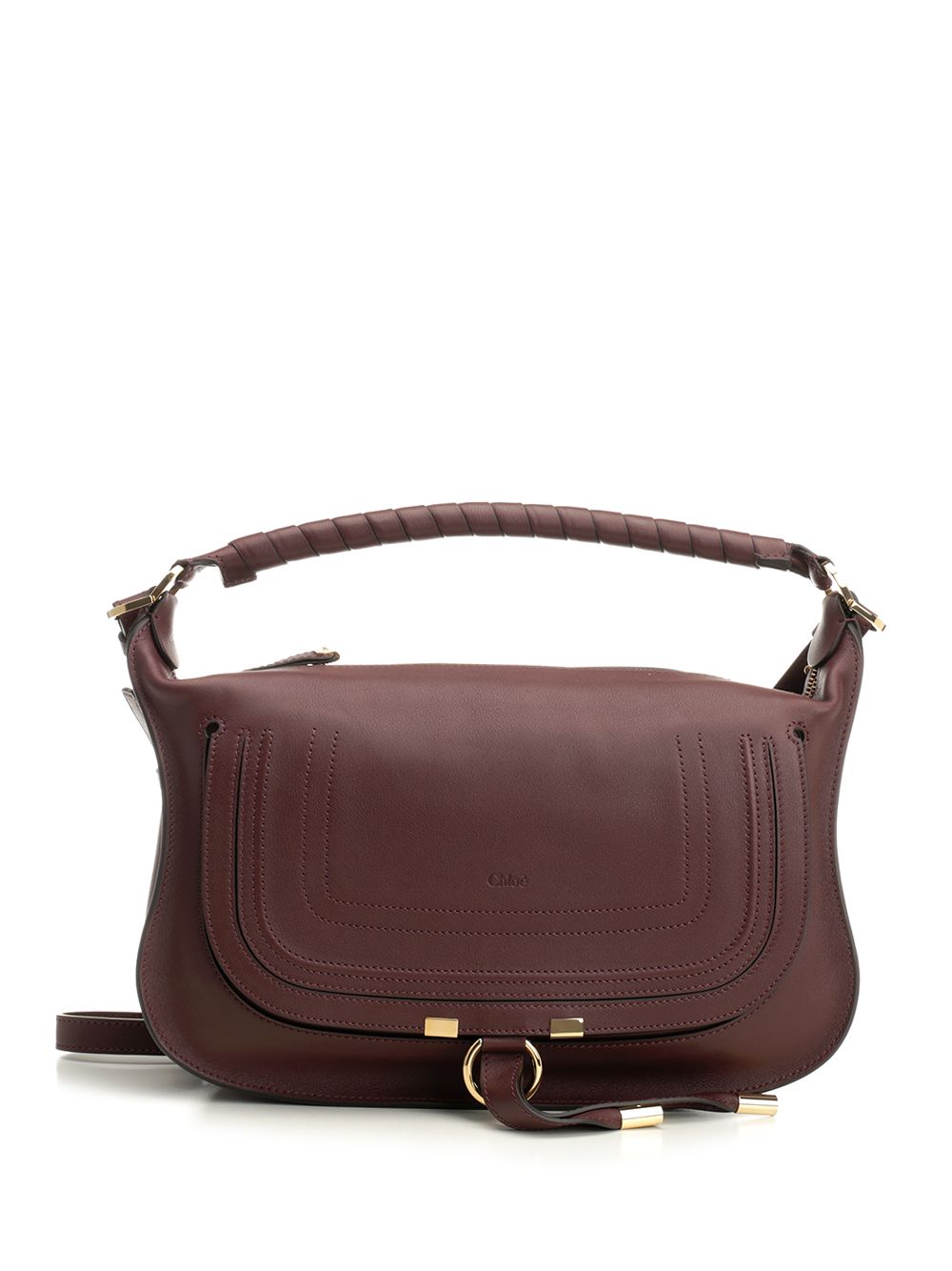 Chloe' Marcie Handbags - Bordeaux | e20ca88ed064cbfa8427f3d2eee6ff00c7ecc28c