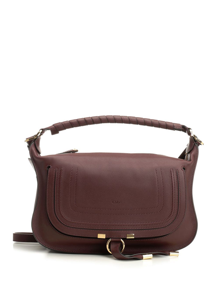Chloe' Marcie Handbags - Bordeaux | e20ca88ed064cbfa8427f3d2eee6ff00c7ecc28c