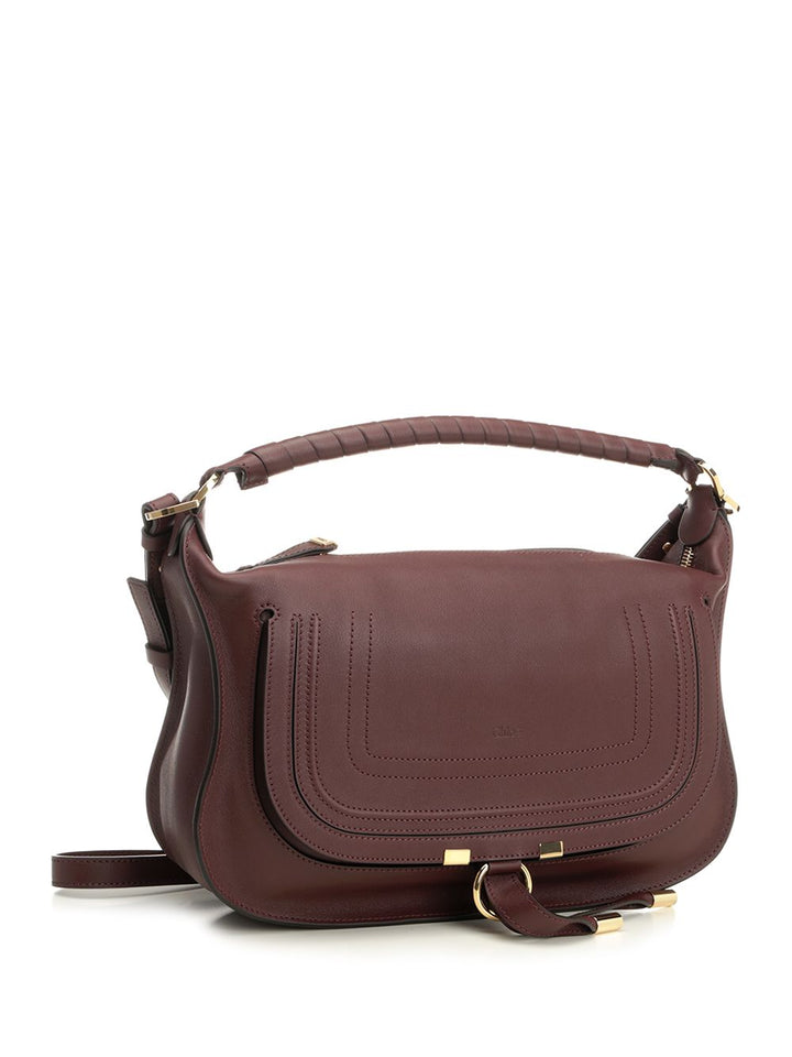 Chloe' Marcie Handbags - Bordeaux | eb4f61fd068379b296f078aade7173f1485b8df8