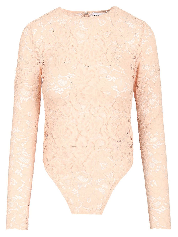 Self-Portrait Beige Bodysuit In Flesh-Colored Lace Tops - Beige | 1d88e2e36da5c7a73c93b3ee837fe7692a7daf15