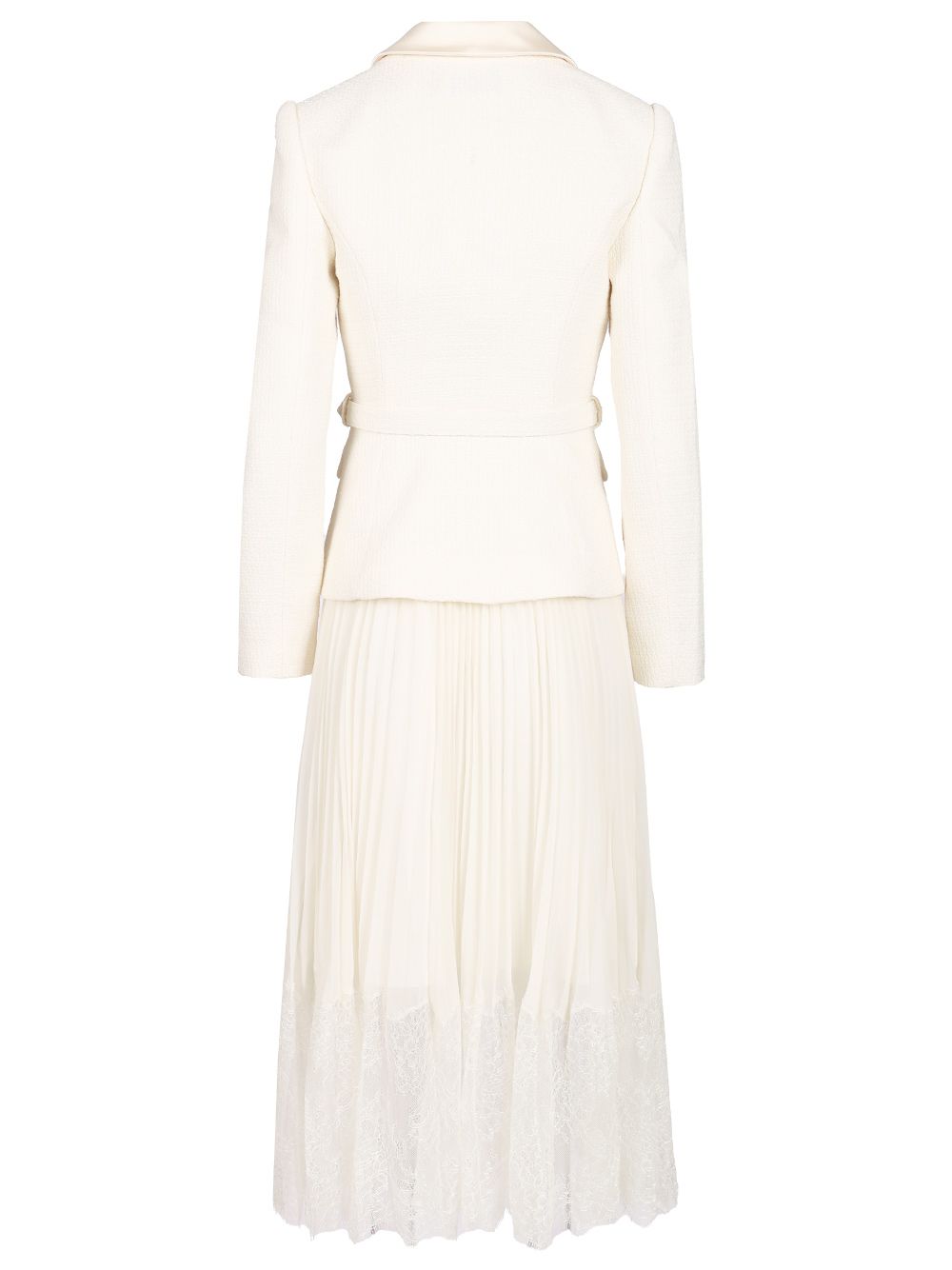 Self-Portrait Midi Dress Dresses - White | 87b288e1f1d90cc1e90d0f1cc91befa1ff960715