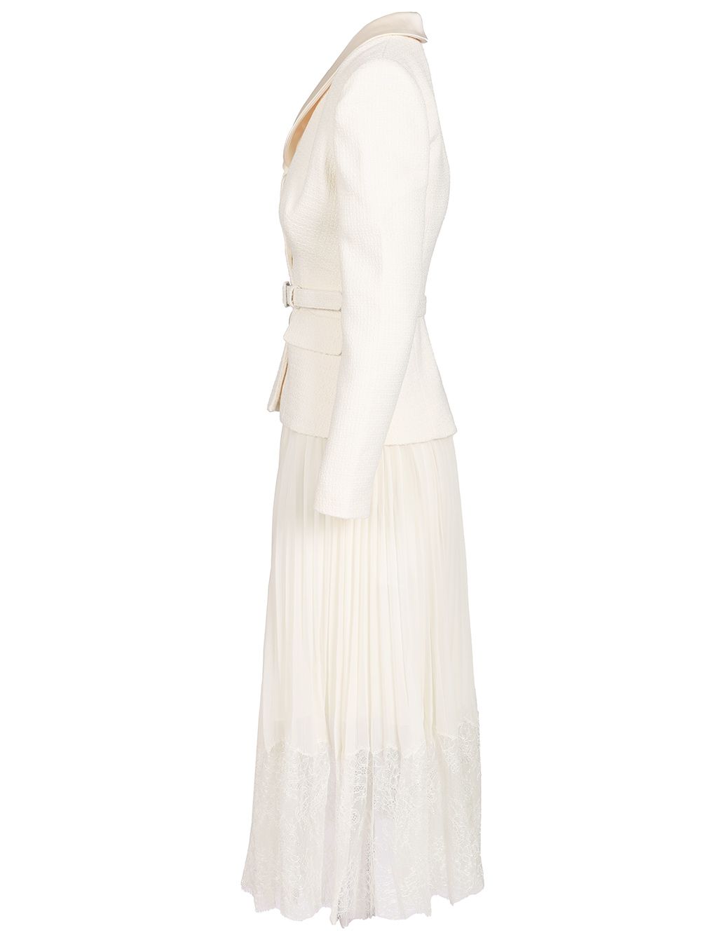 Self-Portrait Midi Dress Dresses - White | 46d8e18ad2425ff1e0bf343bf9307585e6c1744c