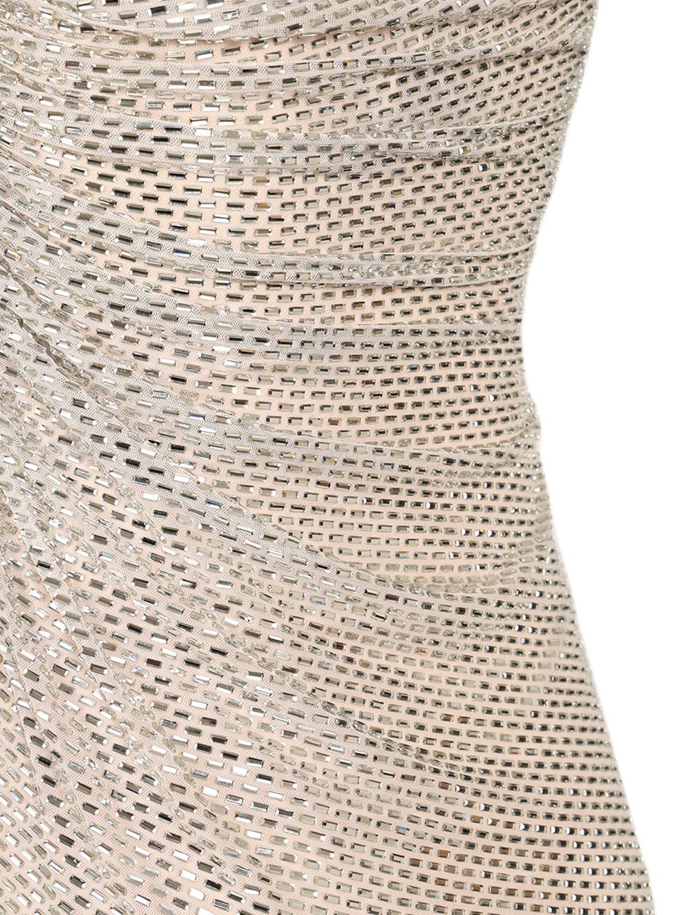 Self-Portrait Draped Mini Dress Dresses - Beige | ffa6477bce08e0f65396d569a7d09fef45d4fbcb