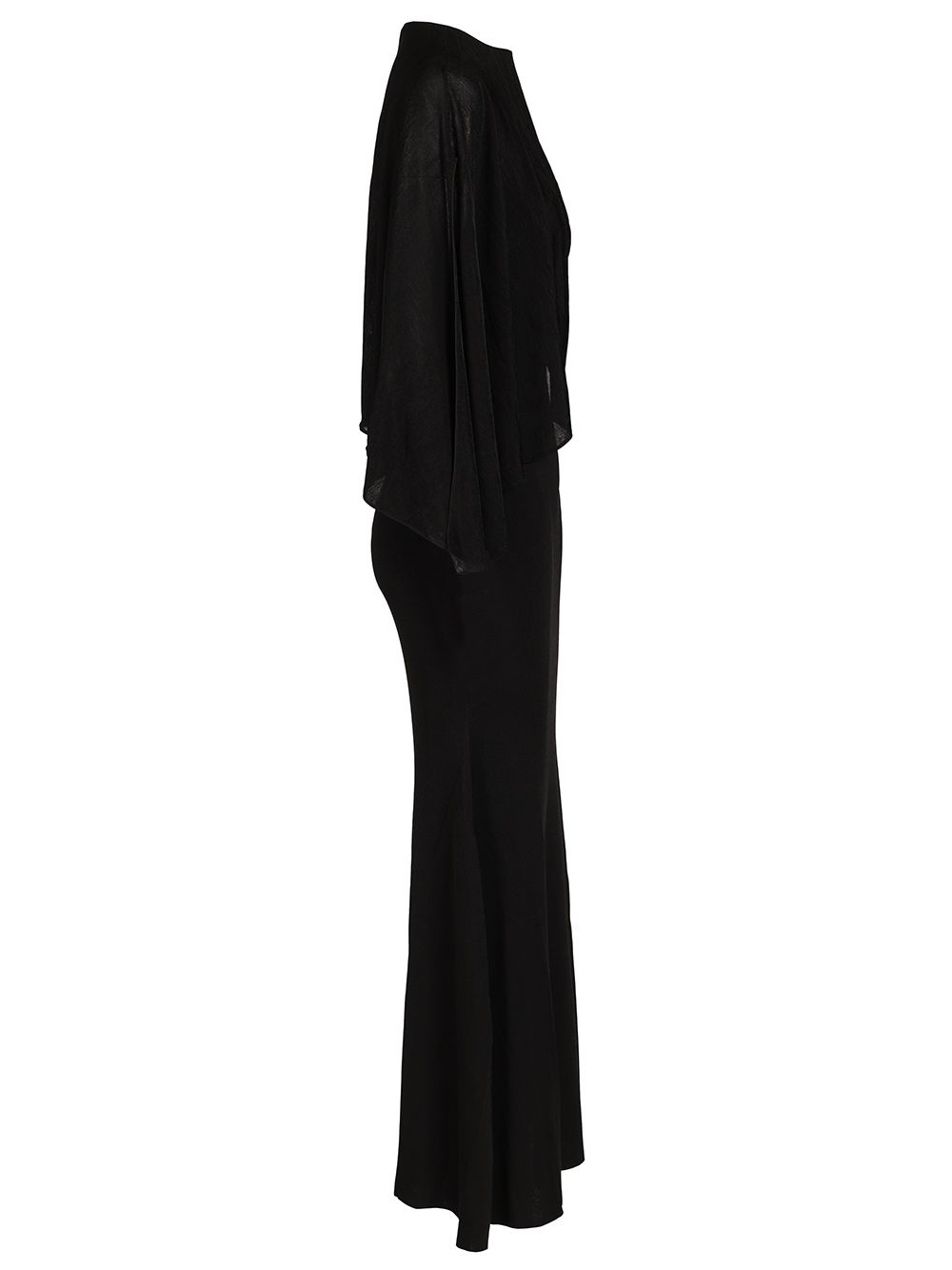 Self-Portrait Long One-Shoulder Dress Dresses - Black | 56bff914a04d8f2417c14be70386f22cca08afae