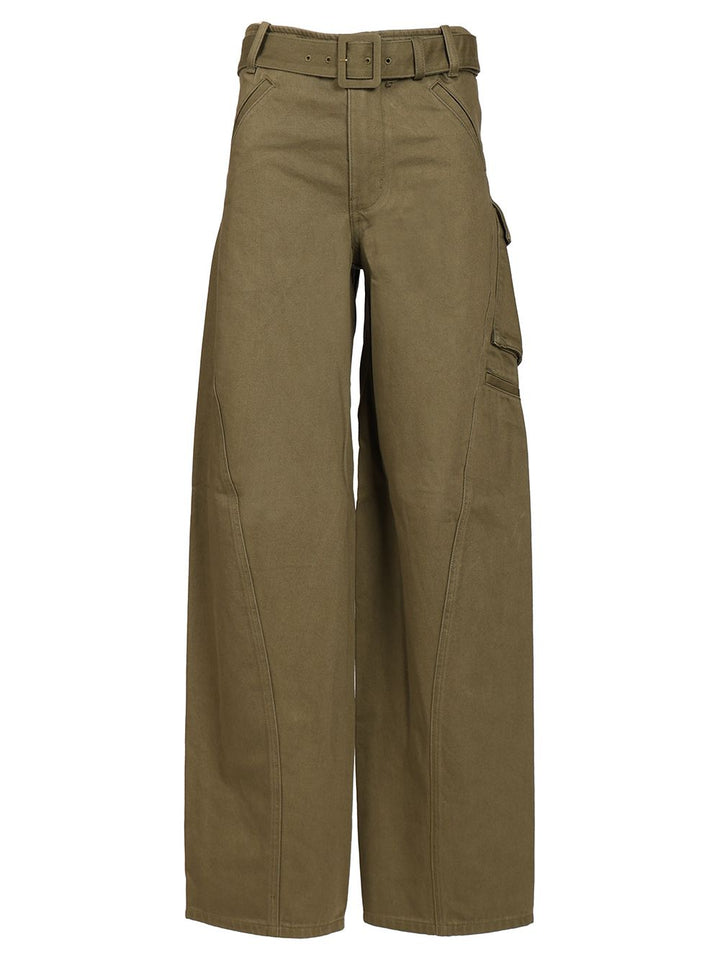 Self-Portrait Cargo Jeans - Green | 159730e340d500732fdfc4fa78ec88e8d7ac2f7c