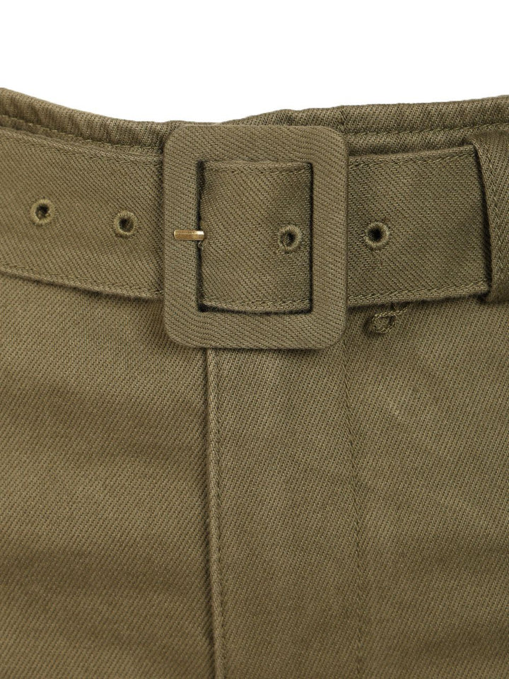 Self-Portrait Cargo Jeans - Green | 42bb8f5445ac813395eff25a083c5ce892514a9d