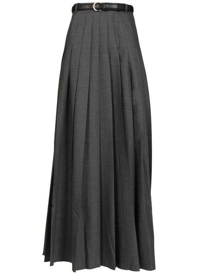 Self-Portrait Long Skirt Skirts - Grey | a1b28b38551c6446b9d241dbb1c1328d6bfb6670