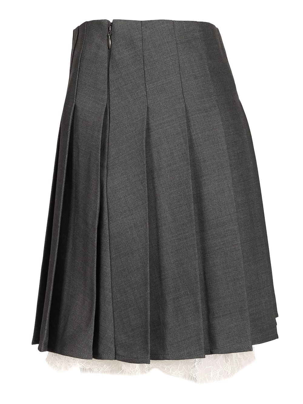 Self-Portrait Pleated Miniskirt Skirts - Grey | 93d652c015b74d310b93f2c4f3f198c2ca00cf05