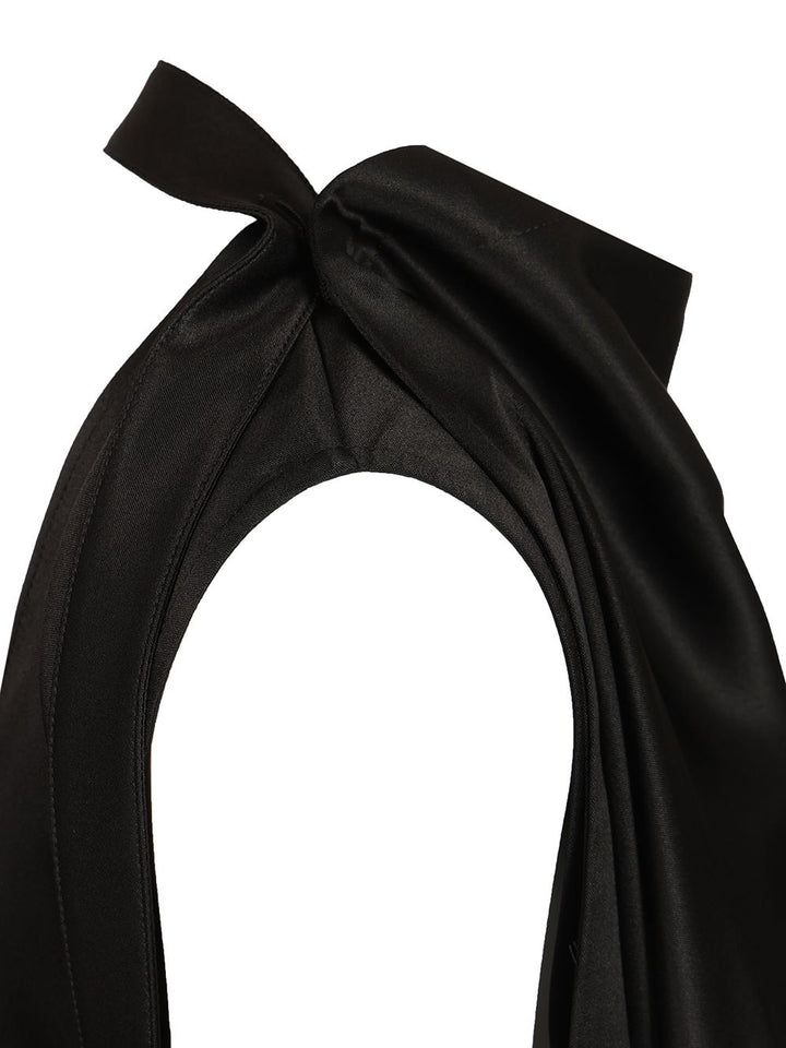 Bottega Veneta Top Silk Fluid Double Satin Tops - Black | d54aaef8880ad075d00d654e7c293432269b3916
