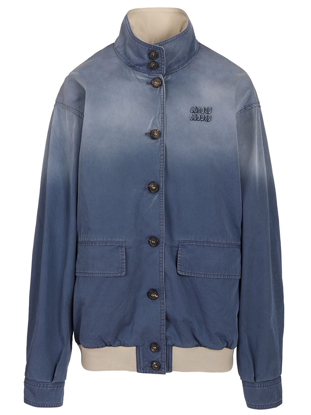 Miu Miu Washed Jacket Jackets - Multicolor | ffb80fee692a58d10a408b6b547ac5a35c271116