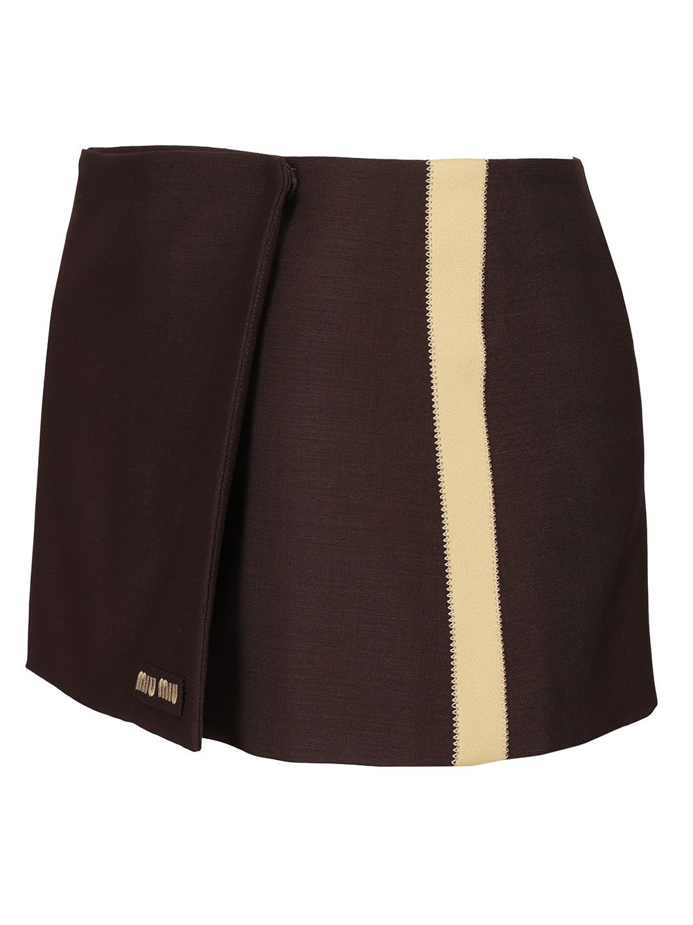 Miu Miu Sports Miniskirt Skirts - Brown | f64a2f49c85a88a4707ea13ce95e74608aff0f95