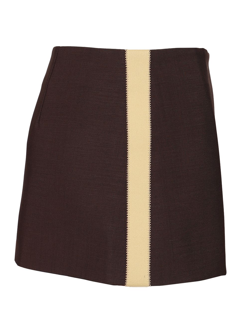 Miu Miu Sports Miniskirt Skirts - Brown | a64ebfa7280083d1468de364bea82994e3880ef0