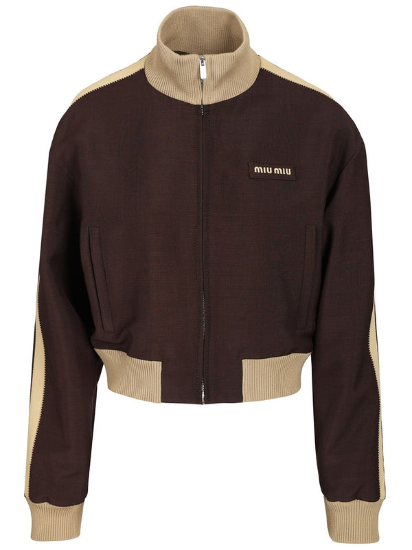 Blouson In Kid Mohair Jackets Brown