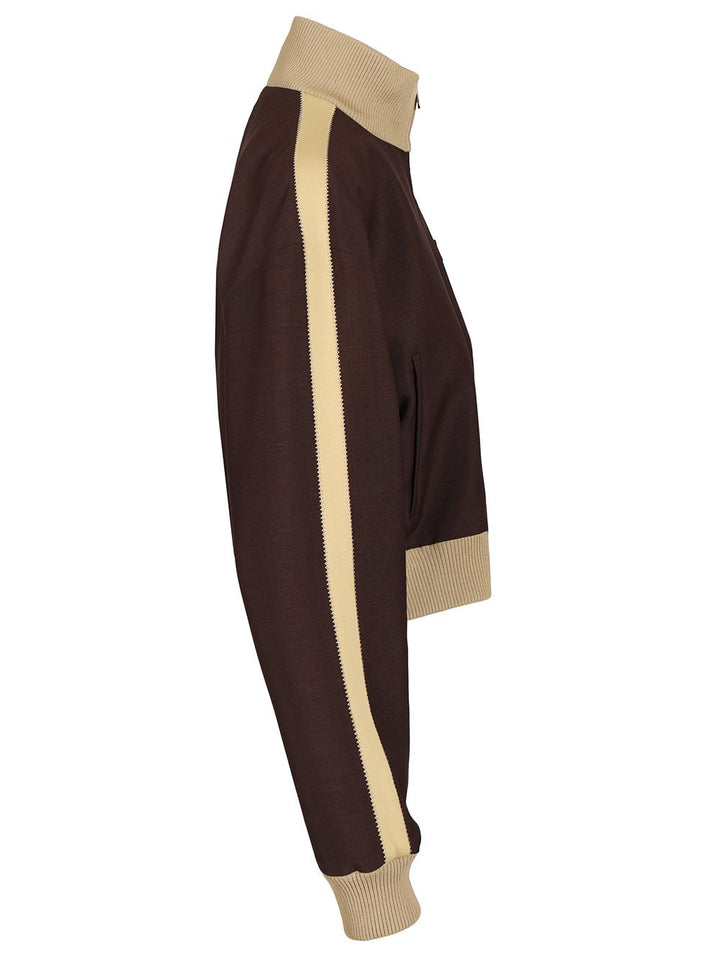 Miu Miu Blouson In Kid Mohair Jackets - Brown | 7eb2a427fe4bba367a5a2c0d296ba73d1124a0a1