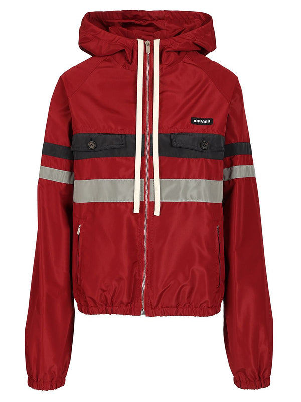 Blouson In Technical Canvas Jackets Red
