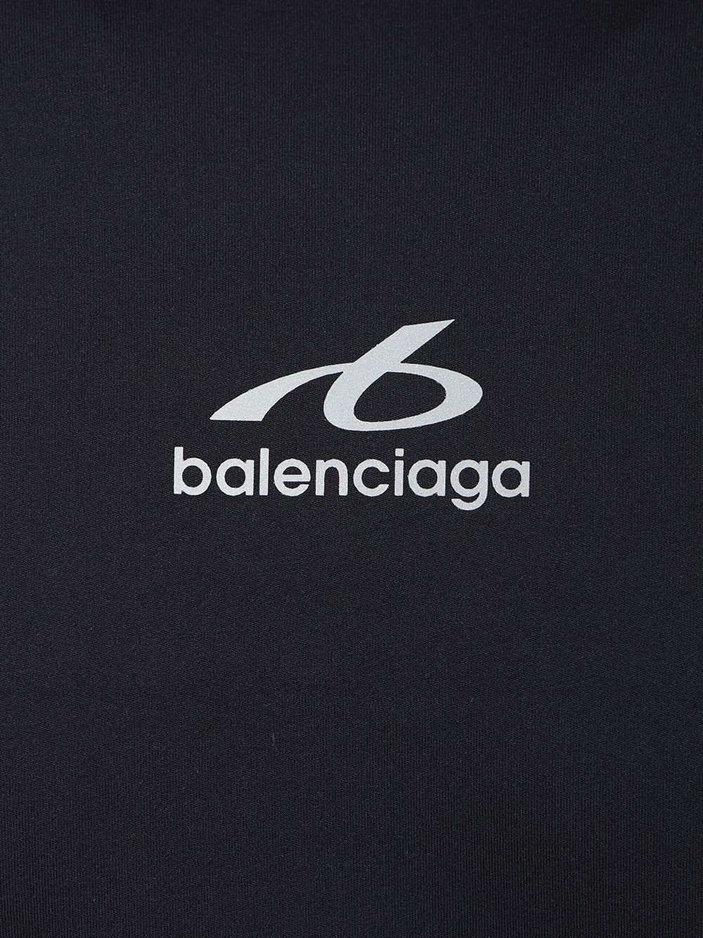 Balenciaga Techwear Long Sleeve T-Shirt - Blue | ce3da27f708c0f073abe0e45c4dc6fc58159efe4