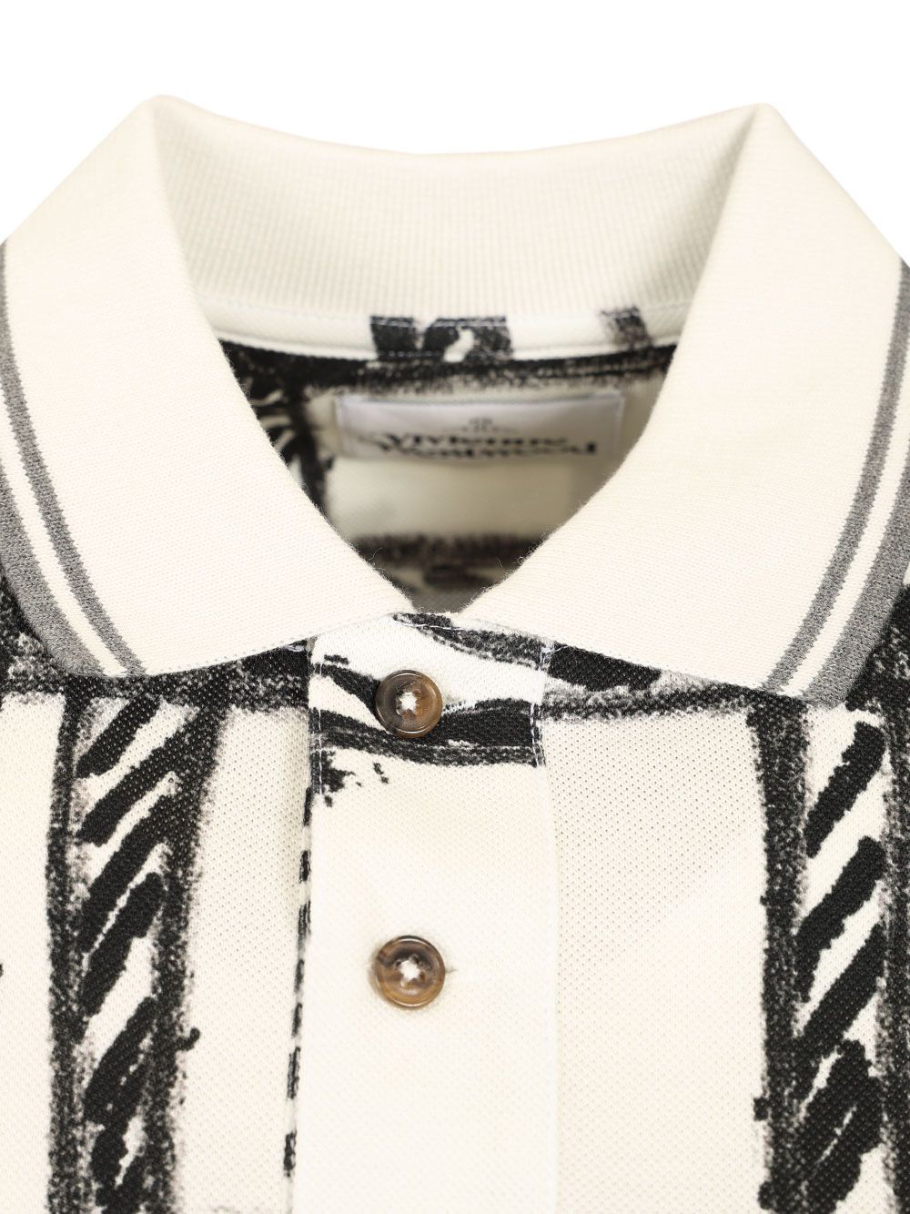 Vivienne Westwood Scribble Polo Polo shirt - Black | 1dbfe74c270e82268ad784a8bf9d6836c16df75c