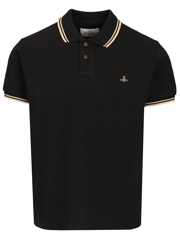 Vivienne Westwood Orb Polo Polo shirt - Black | 535715b68870f285ee6ea9fe90fc5bf474cee999