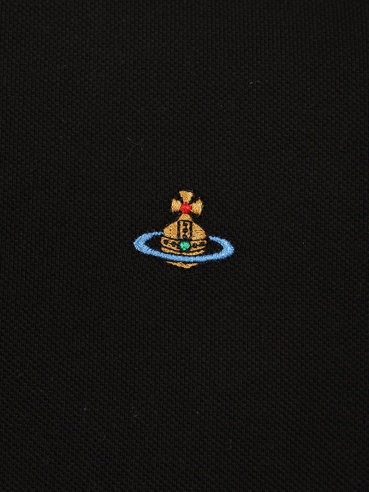 Vivienne Westwood Orb Polo Polo shirt - Black | c4a0b023619b4f5e2c58a368657a2e14f89dc212