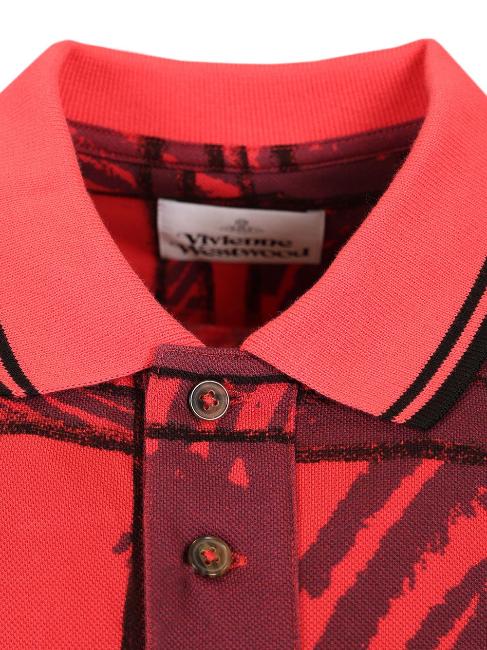 Vivienne Westwood Scribble Polo Polo shirt - Red | 516ca560b652a8c7fa743e34b5a996df7d7ce83b