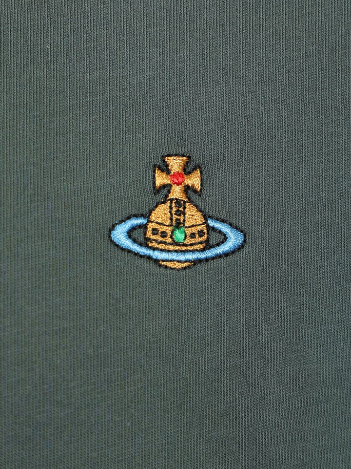 Vivienne Westwood Orb Classic T-Shirt - Green | 048e8f6480131df3e451f29c24f15ce3081e5411