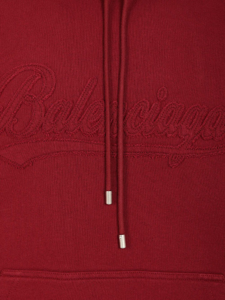 Balenciaga Hooded Sweatshirt Sweatshirts - Bordeaux | f67fe35d41890d4127c79e1ea62d0110e5574ed5