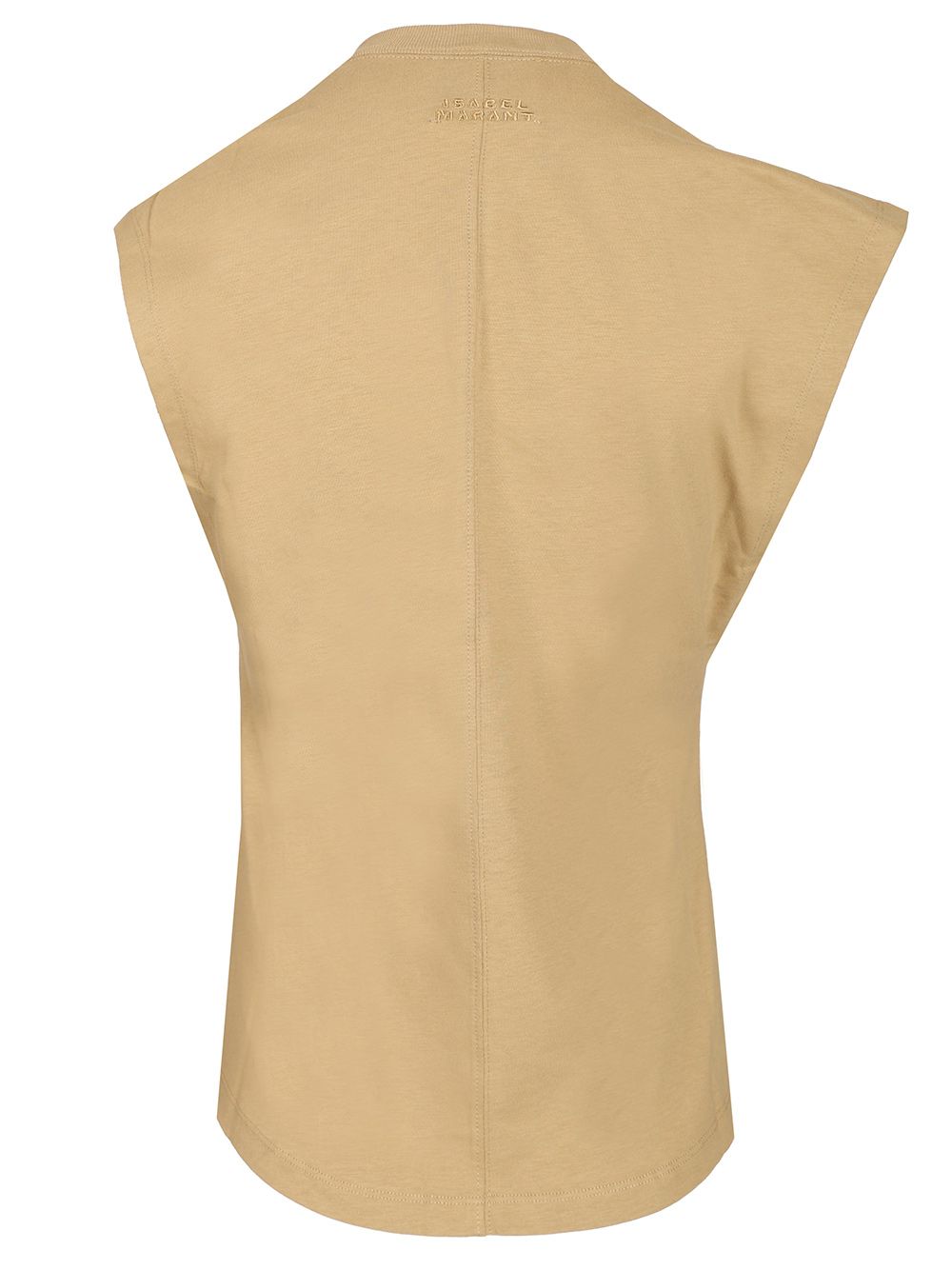 Isabel Marant Nayda  In Cotton Jersey T-Shirt - Beige | e5da5ddf909441b2a7e420a84b05c3565d7dfe75