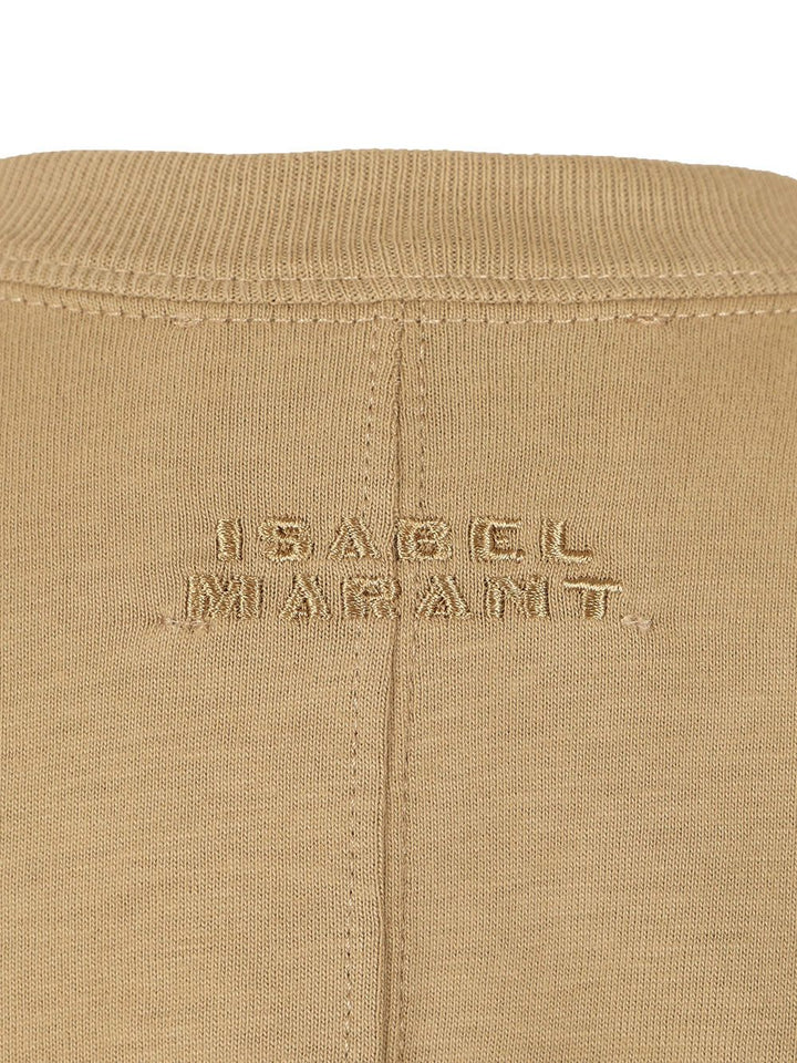 Isabel Marant Nayda  In Cotton Jersey T-Shirt - Beige | 38ea67260d8825c0acc0a7bfcdb19852e9057df0