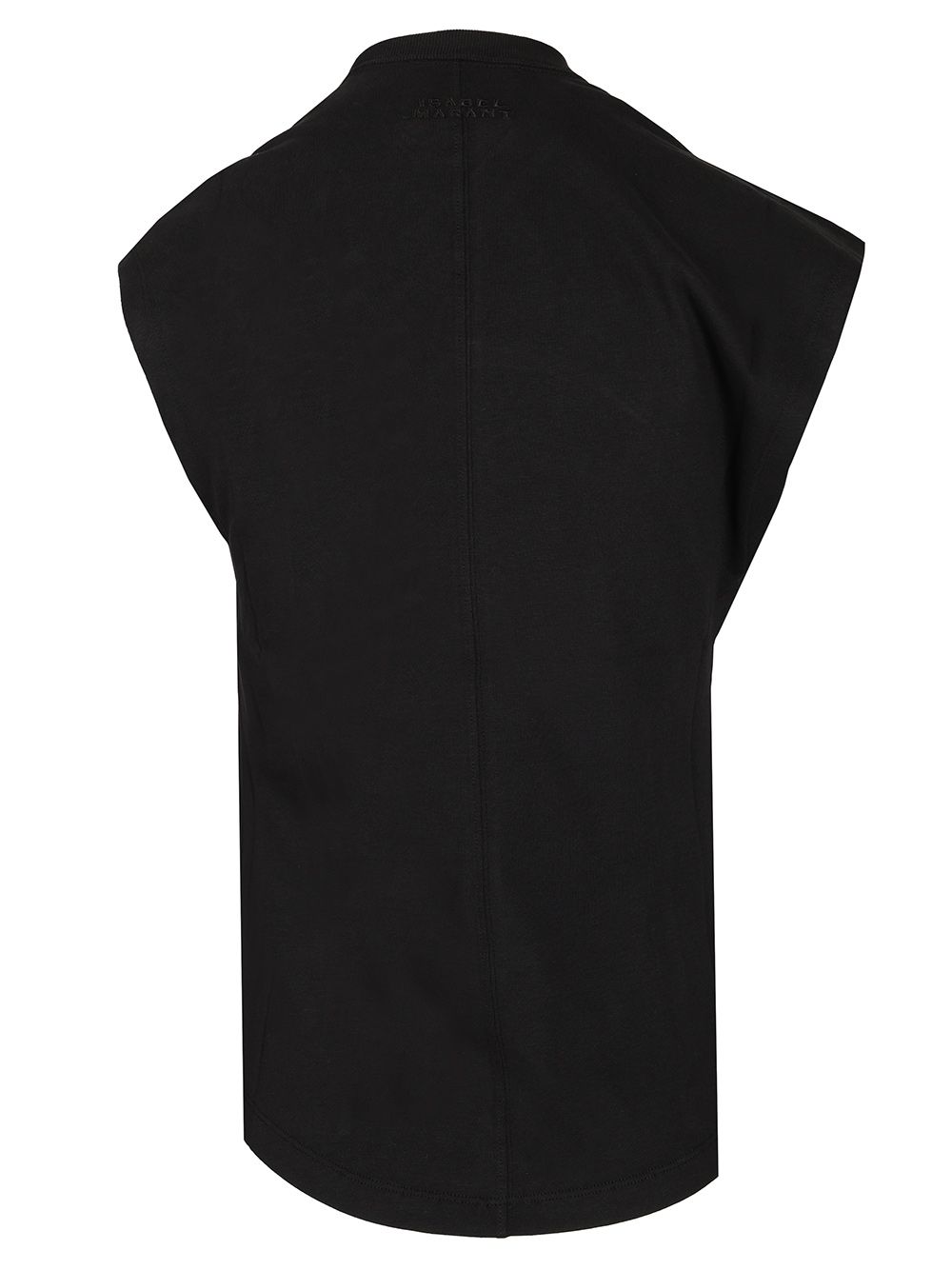 Isabel Marant Nayda  In Cotton Jersey T-Shirt - Black | 4c238afd88943ffc84f577ccf37fbcff606d500d