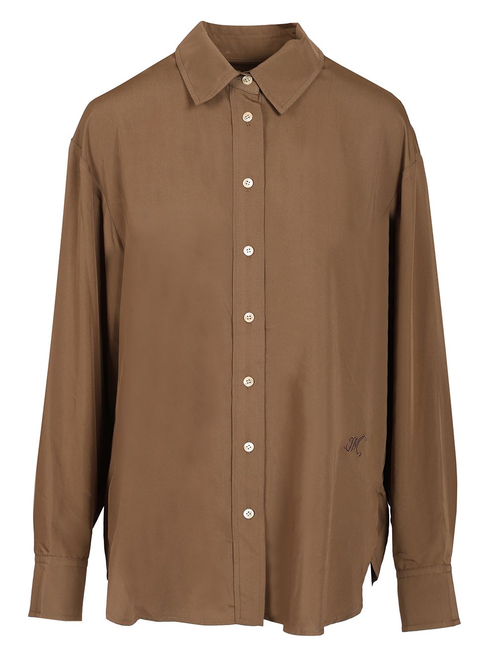 Isabel Marant Fabriza-Ga Fuilid Shirt Shirts - Green | 5a9704091ff84d89d516f2fd995acf3bb120a9a5