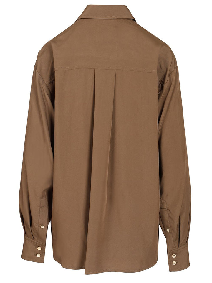 Isabel Marant Fabriza-Ga Fuilid Shirt Shirts - Green | ab380cbb6ee5f4d337015c7d5d19ea31cdd7e594