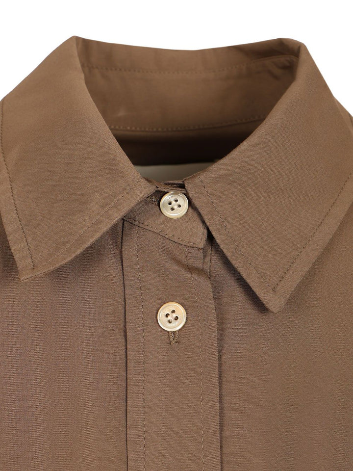 Isabel Marant Fabriza-Ga Fuilid Shirt Shirts - Green | 703e5af5c684d747cf8c9239472fe99c7b52faf8