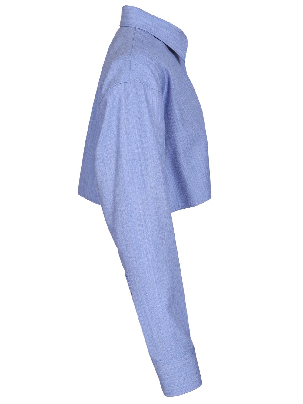 Balenciaga Cropped Shirt Shirts - Light blue | f2af3c3507417394642c89b04c9f982522615ffd