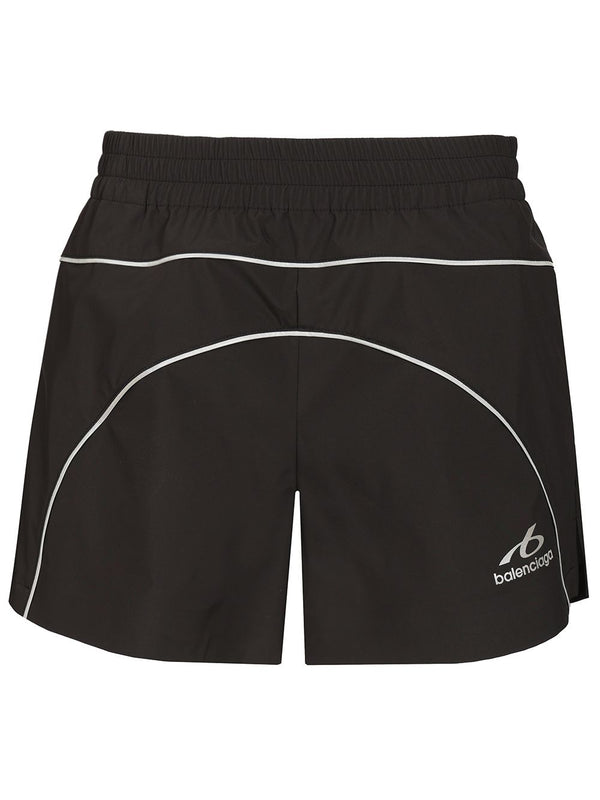 Techwear Sports Shorts Trousers Black