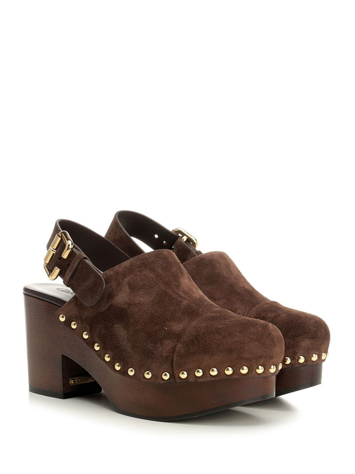Chloe' Jeannette Pumps - Brown | 5784d2ffe8d7d7ee5fd47b1afcb30b53a7ec9034
