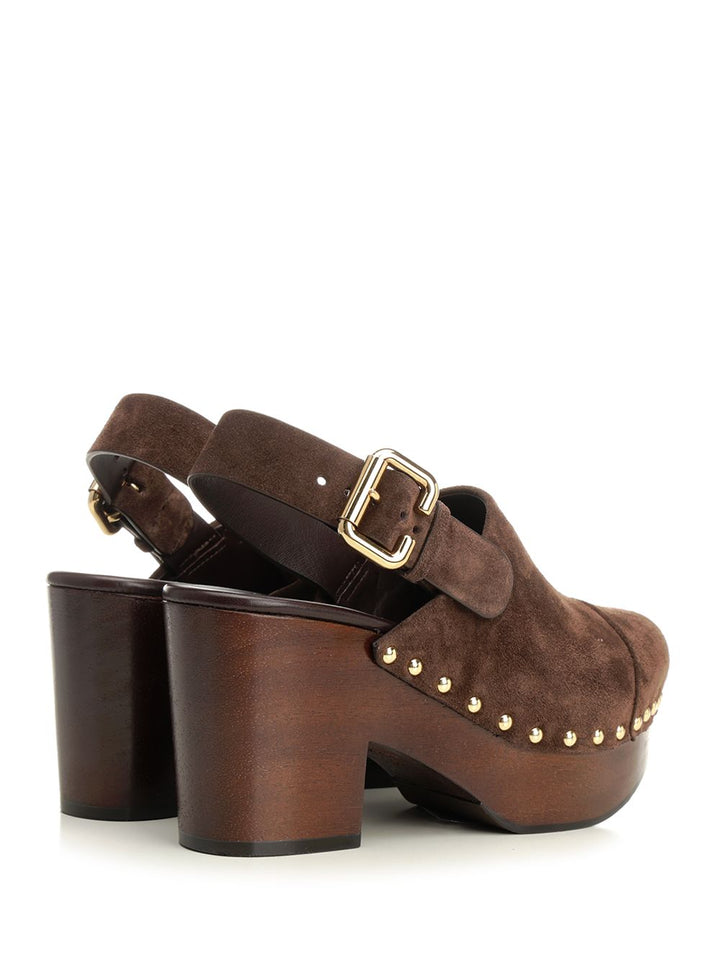 Chloe' Jeannette Pumps - Brown | c17203cd6b38fc9d1e8a69ae7b40e08222c6ccfb