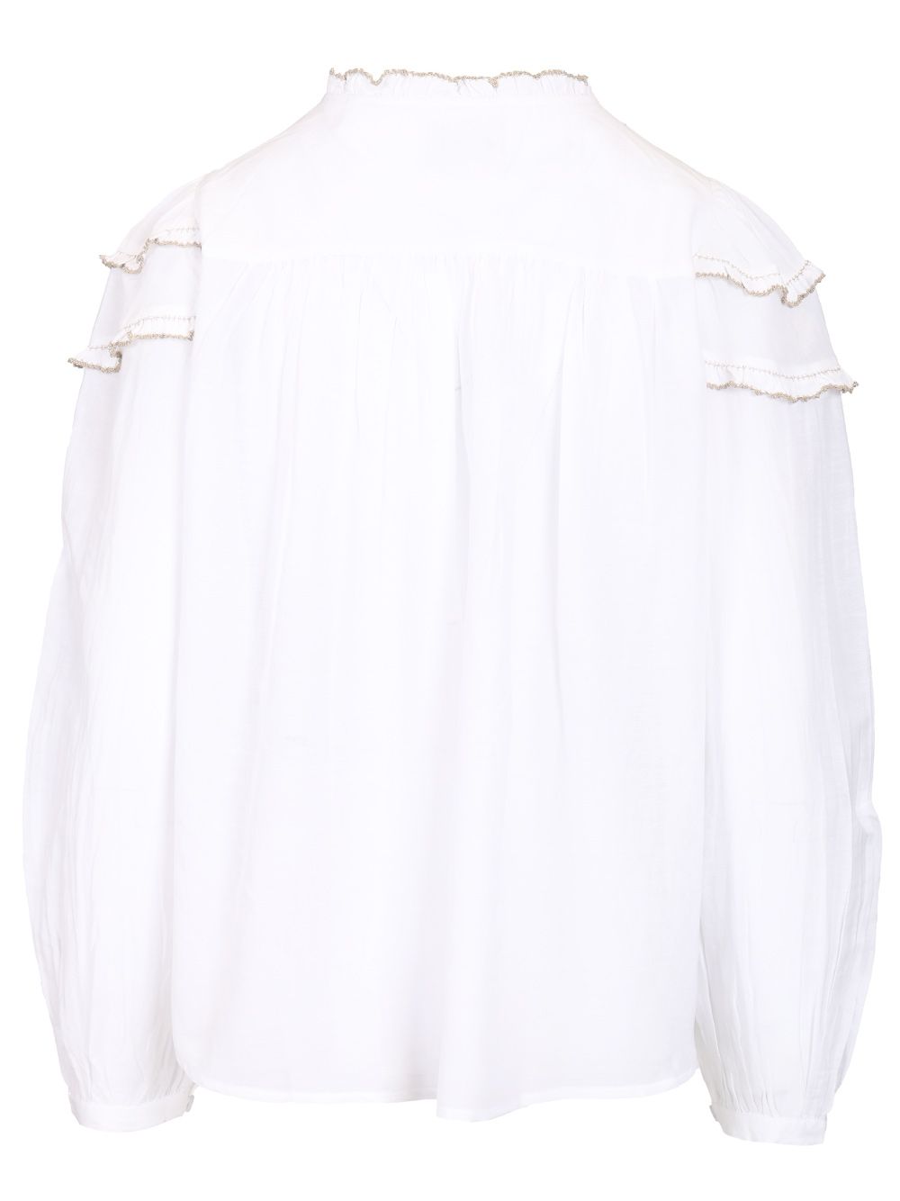 Marant Etoile Christa Shirts - White | e9240c1d8a07ccca4196a532fa2a9a11d24f3bad