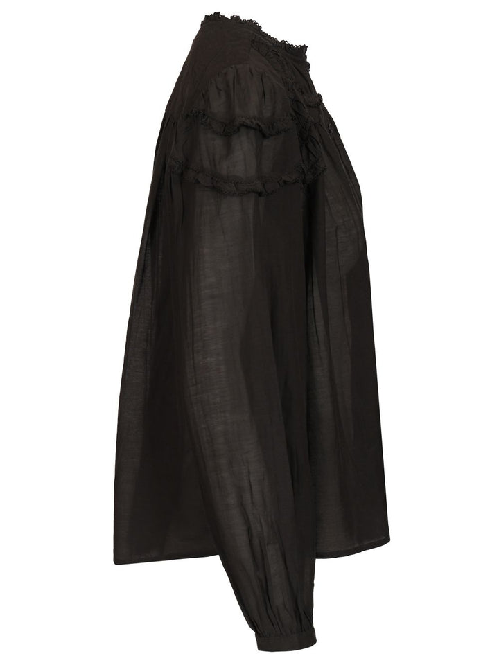 Marant Etoile Christa Shirts - Black | d1d0afcd476fc1f3cd0f9b1f68812a8b9ae5b247