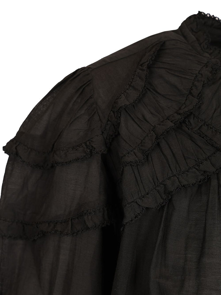 Marant Etoile Christa Shirts - Black | 9406b1af77b03786668573fb0143e091834439f1