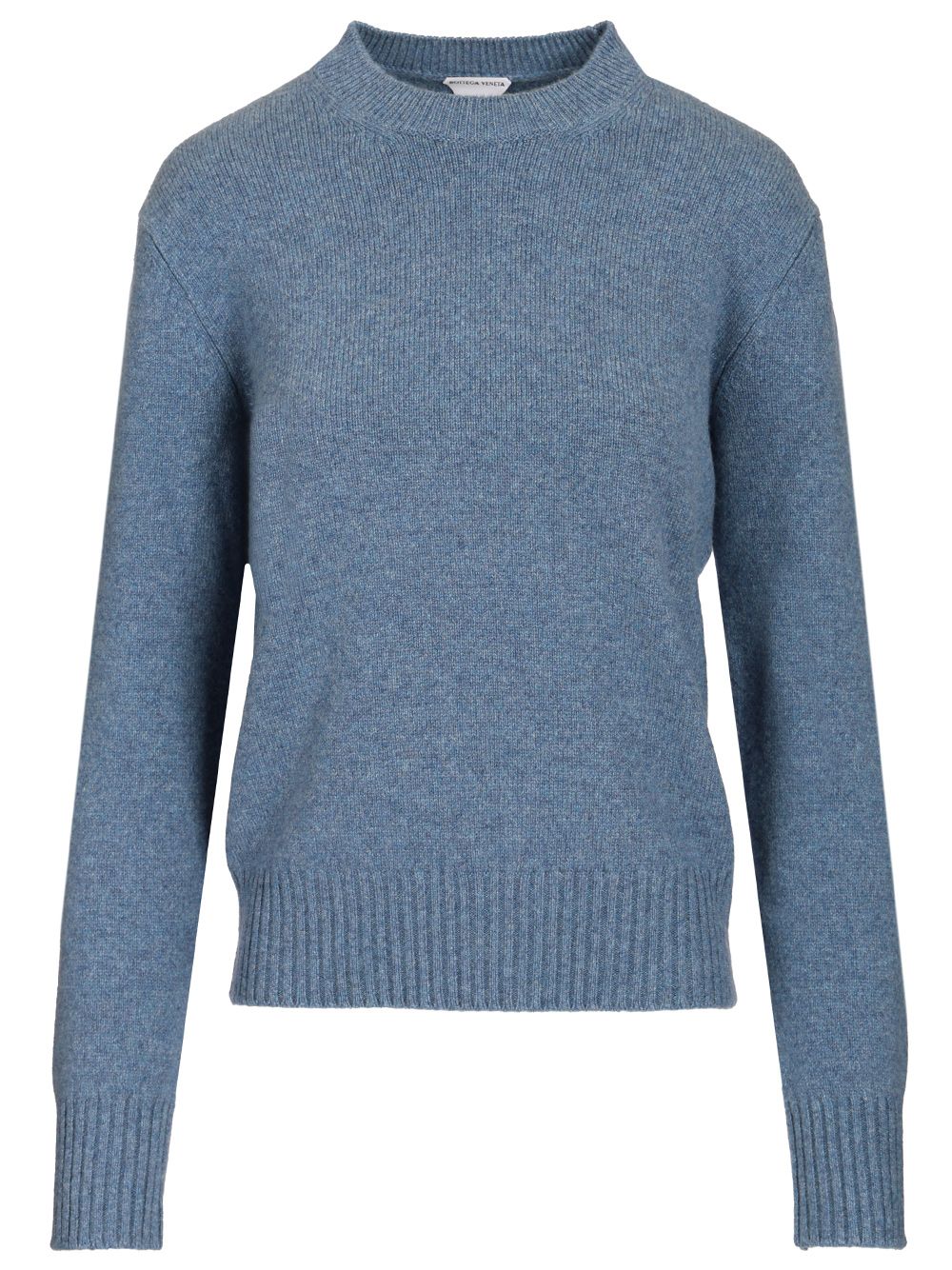 Bottega Veneta Sweater Medium Weight Wool Cachemire Knit Knitwear - Light blue | b65f7a834cfa3a69bb46ac39415ef3c166e562be