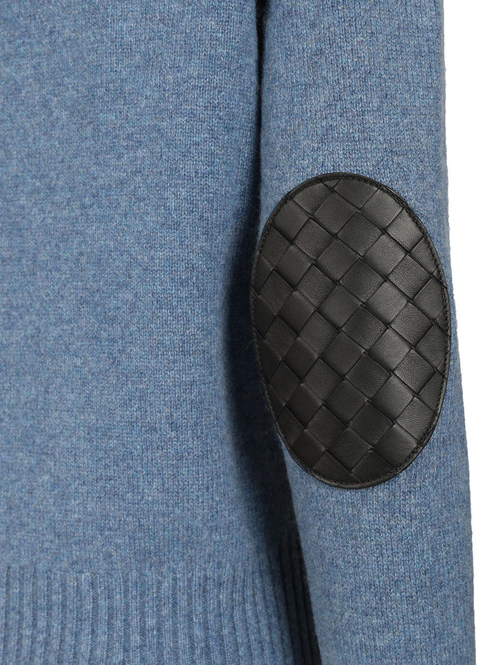 Bottega Veneta Sweater Medium Weight Wool Cachemire Knit Knitwear - Light blue | c188a1ebc34a1b8d268e238d15eb54722c460659