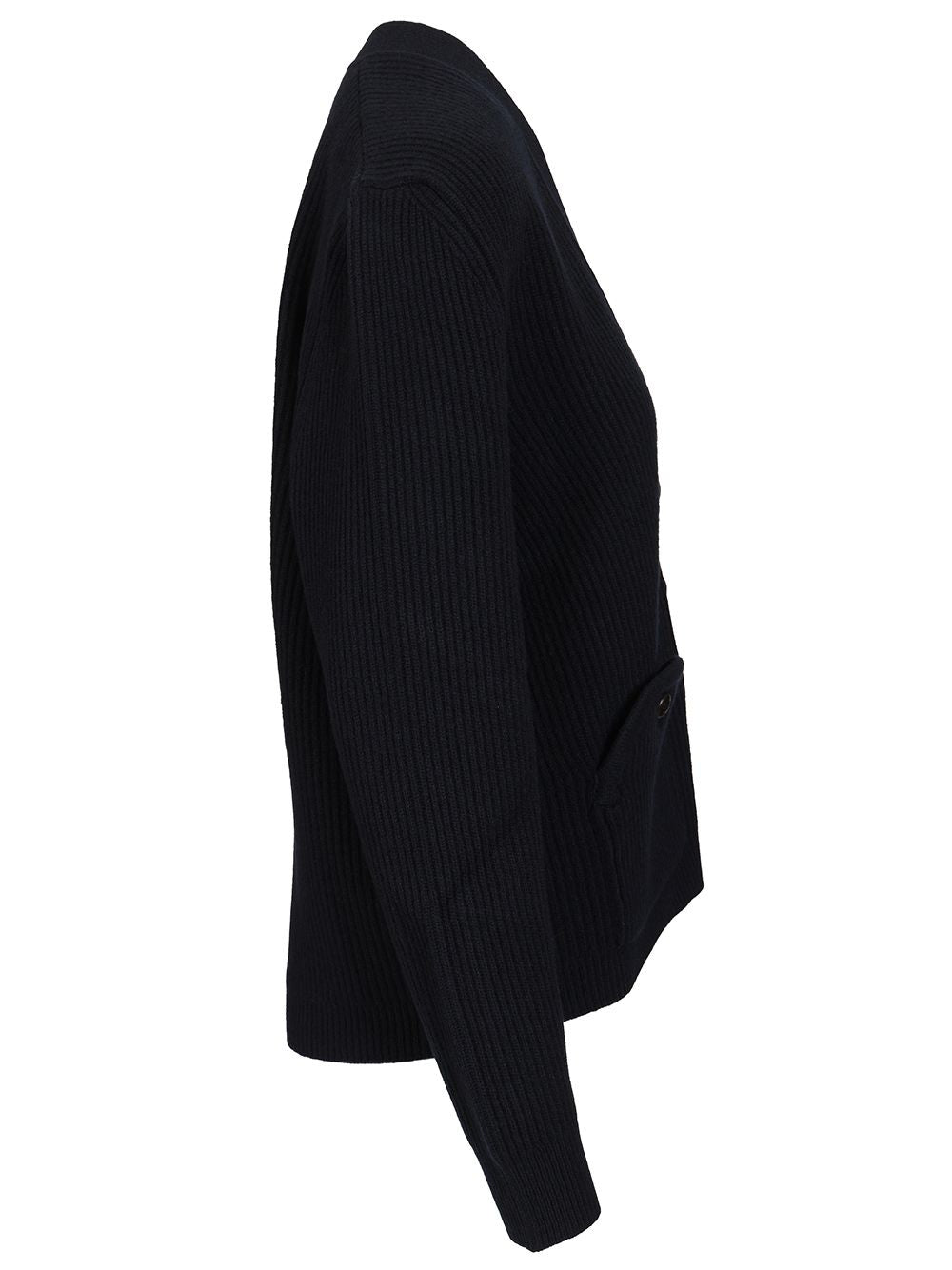 Blazé Milano V-Neck Cardigan Knitwear - Blue | 5869e5dd641a9a5402363c9a9f8df74678ad9a2d